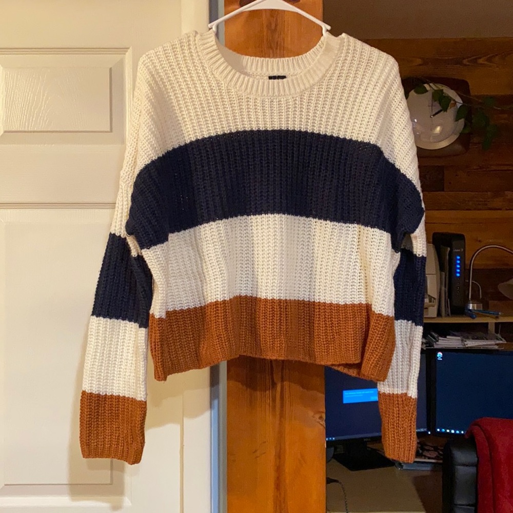 Moon and Madison crop sweater